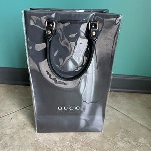 Vinyl Covered Gucci Shopping Bag